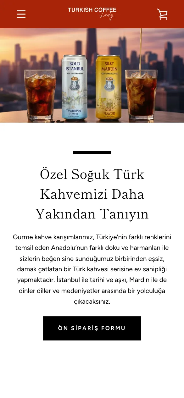 Aynı ana sayfa telefonda